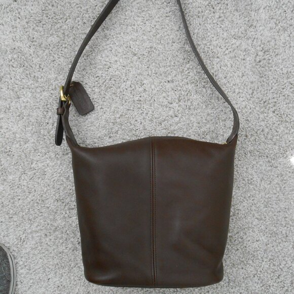 COACH Vintage Helen's Legacy Soft 100% Leather Choc Brown # 4148 - Picture 3 of 16